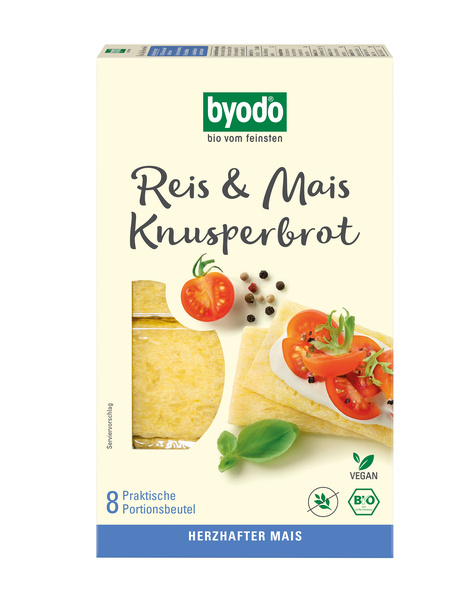 Byodo Reis & Mais Knusperbrot glf 160 g