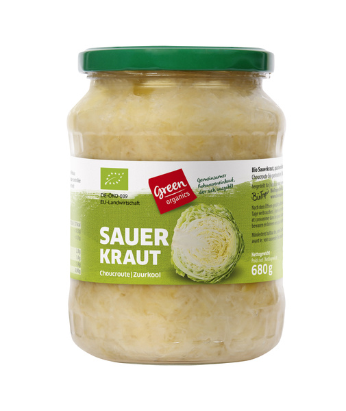 greenorganics Sauerkraut im Glas 680 g