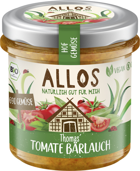 Allos Hof Gemüse ThomasTomate Bärlauch 135 g