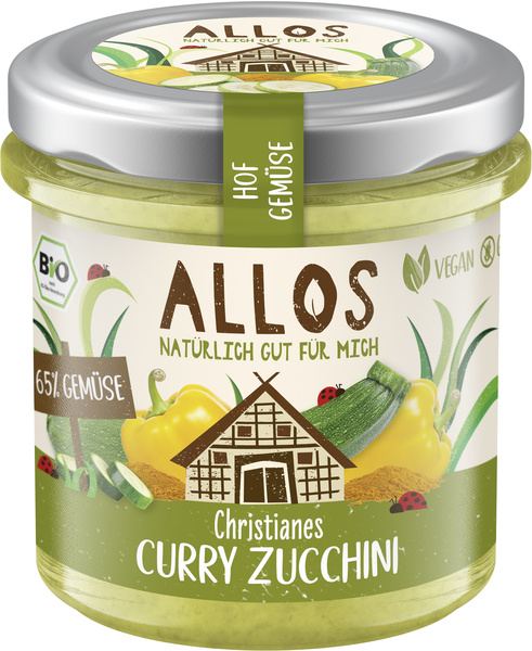 Allos Hof Gemüse Curry Zucchini 135 g