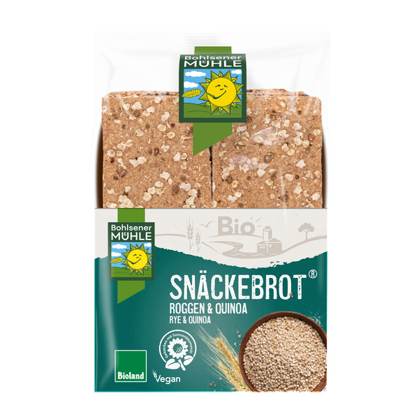 Bohlsener Mühle Snäckebrot Roggen & Quinoa 200 g