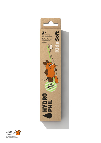 HYDROPHIL Hydrophil - Kinder - Zahnbürste - Maus Doppelpack 2 Stück