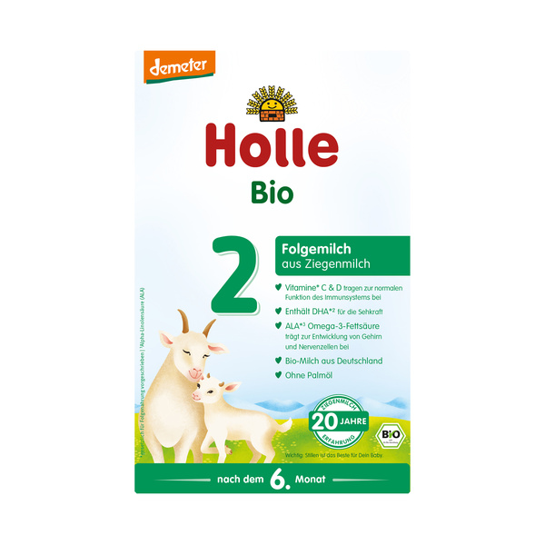 Holle  Bio-Folgemilch 2 aus Ziegenmilch 400 g
