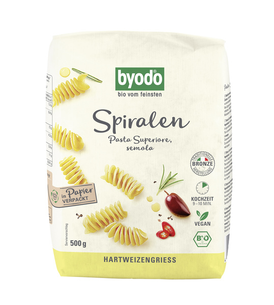 Byodo Spiralen semola 500 g