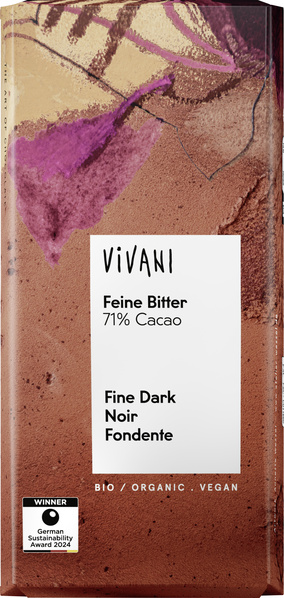Vivani Feine Bitter 71% Cacao 80 g