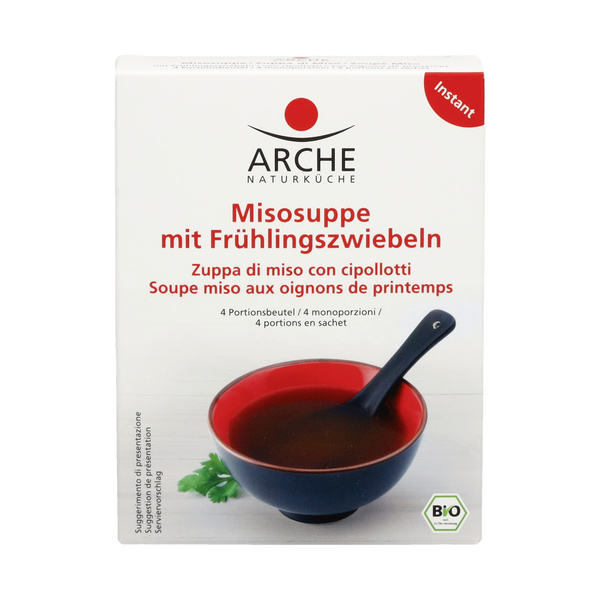 Arche Naturküche Misosuppe Frühlingszwiebeln 4 Stück 40 g