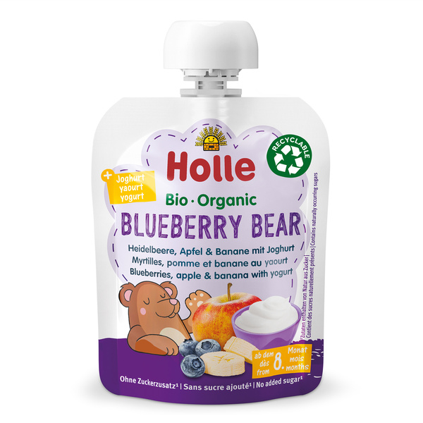 Holle  Pouchy Blueberry Bear 85 g