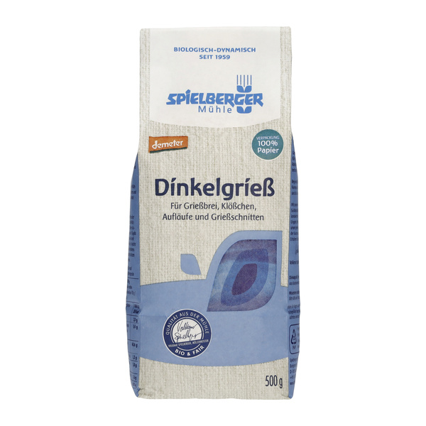 Spielberger Mühle Dinkelgrieß 500 g