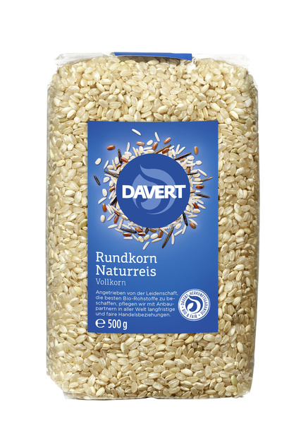 Davert Rundkorn Naturreis 500 g
