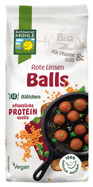 Bohlsener Mühle Rote Linsen Balls 165 g