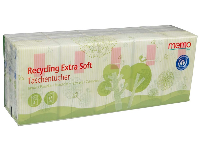 memo Taschentücher Recycling extra soft 15 Stück