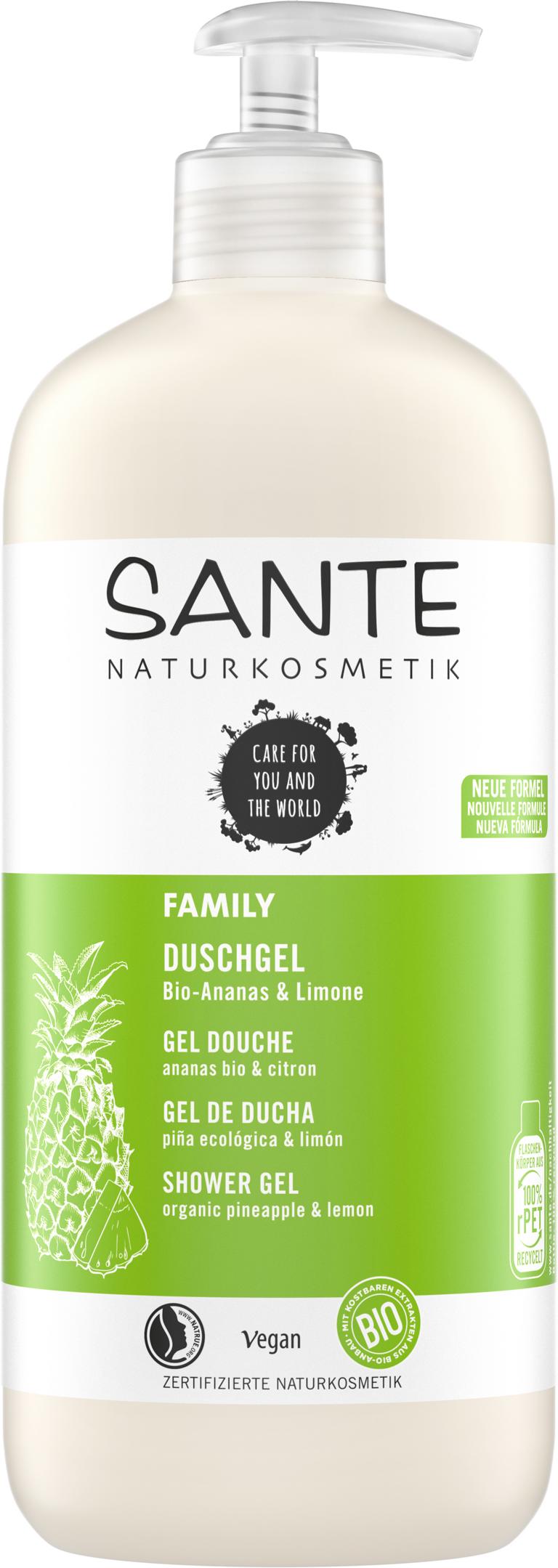 Sante FAMILY Duschgel Bio-Ananas & Limone 500 ml