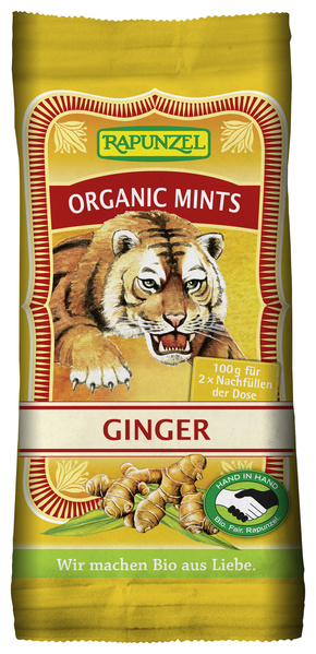 Rapunzel Organic Mints Ginger HIH 100 g