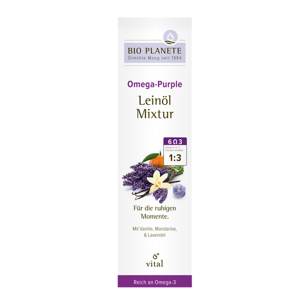 BIO PLANÈTE Omega Purple Leinöl-Mixtur 100 ml