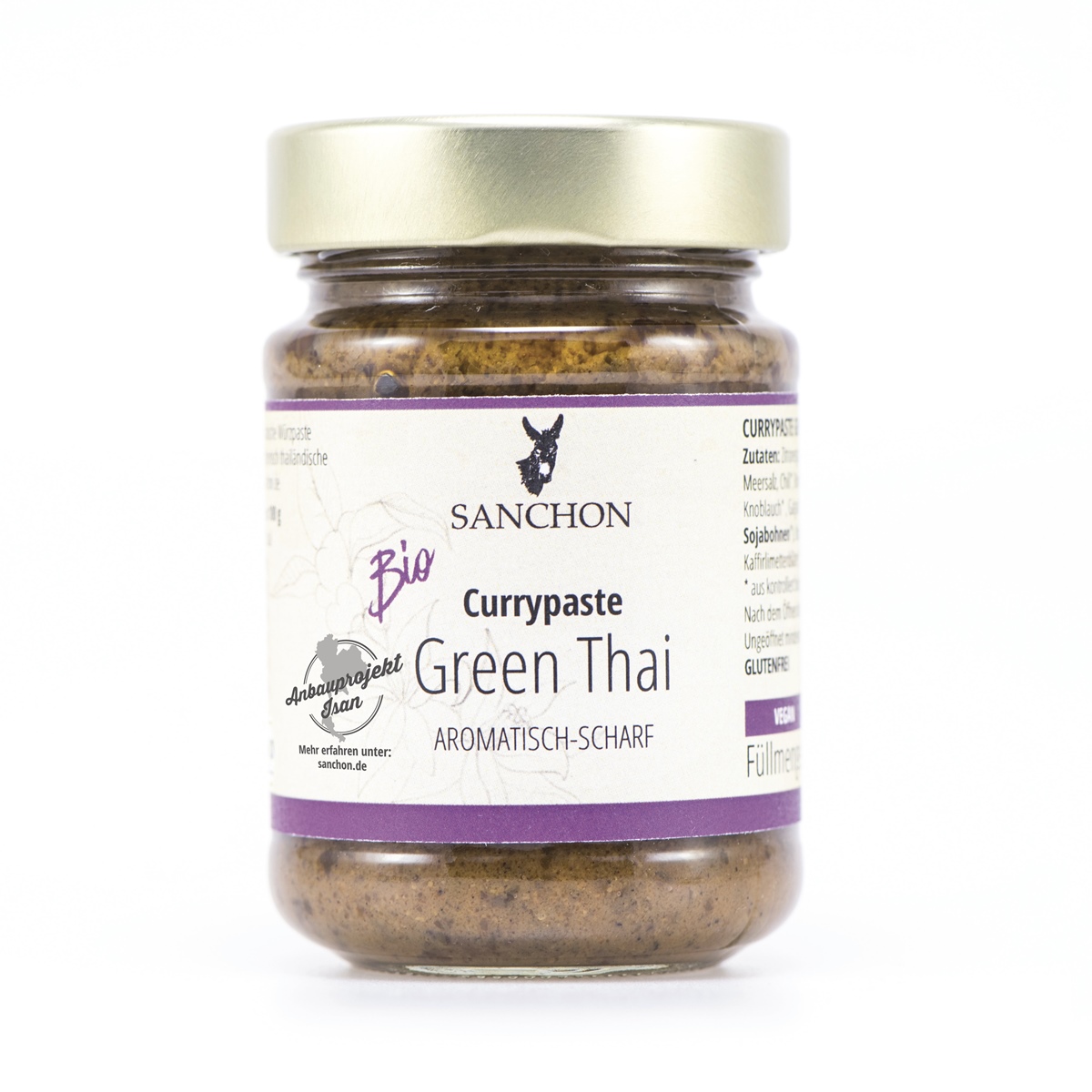 Sanchon Currypaste Green Thai, Sanchon 190 g