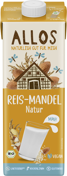 Allos Reis Mandeldrink ungesüßt 1 l