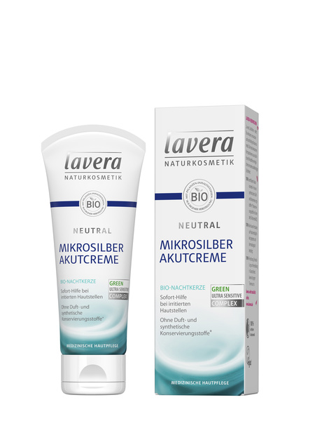 lavera NEUTRAL AKUTCREME NACHTKERZE 75 ml