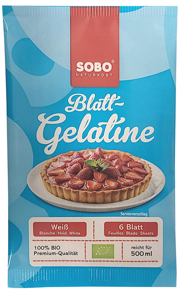 Sobo Blatt-Gelatine 6 Blatt 6 Stück