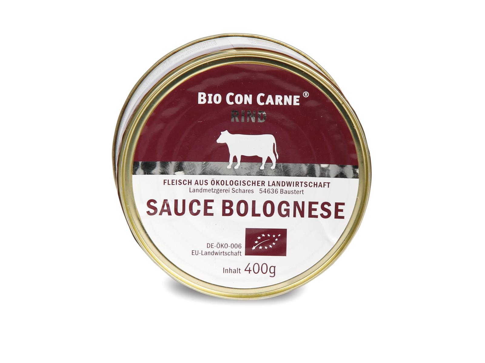 Bio Con Carne Sauce Bolognese Dose 400g