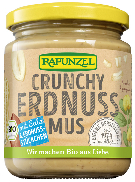 Rapunzel Erdnussmus Crunchy mit Salz 250 g