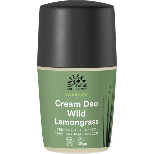 Urtekram Wild Lemongrass Cream Deo Roll On 50 ml