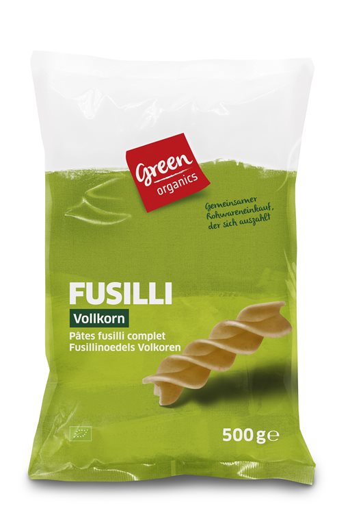 greenorganics Fusilli Vollkorn 12er 500 g