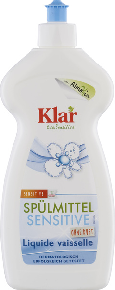 Klar Spülmittel sensitiv ohne Duft 500 ml