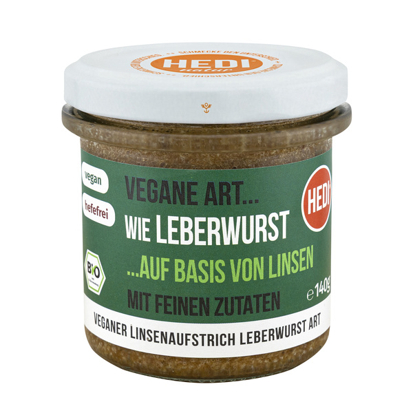 HEDI Leberwurst Aufstrich aus Linsen 140 g