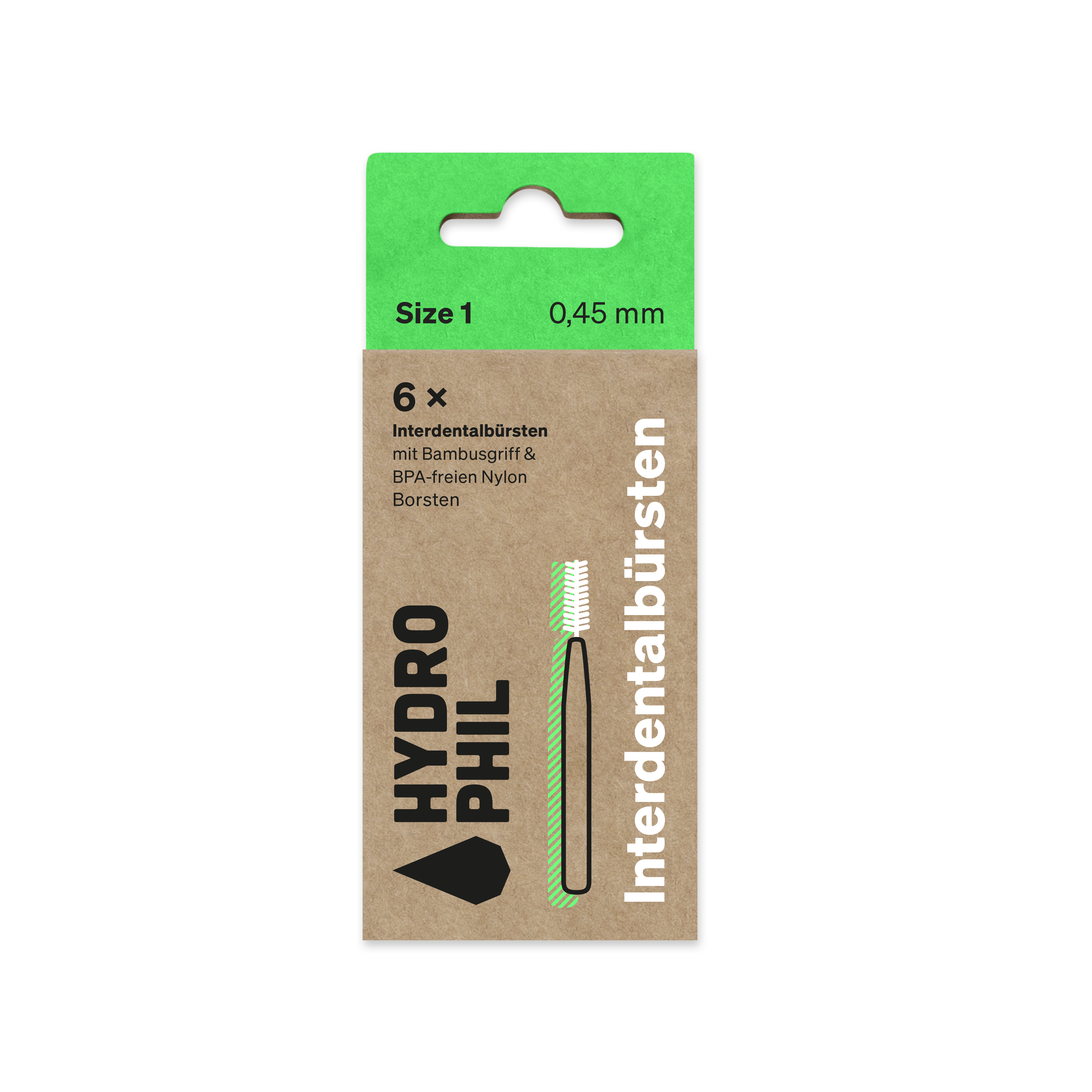 HYDROPHIL Interdental-Bürste Größe 1 - 0 1 Stück