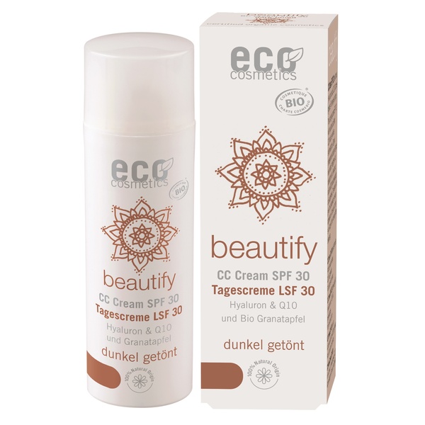 eco cosmetics CC CREME GETÖNT LSF 30 DUNKEL 50 ml