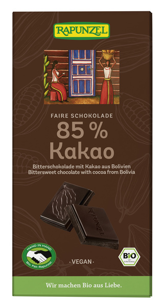 Rapunzel Bitterschokolade 85% Kakao HIH 80 g