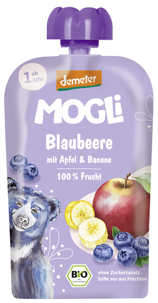 Mogli Quetschie Blaubeere Banane 100 g