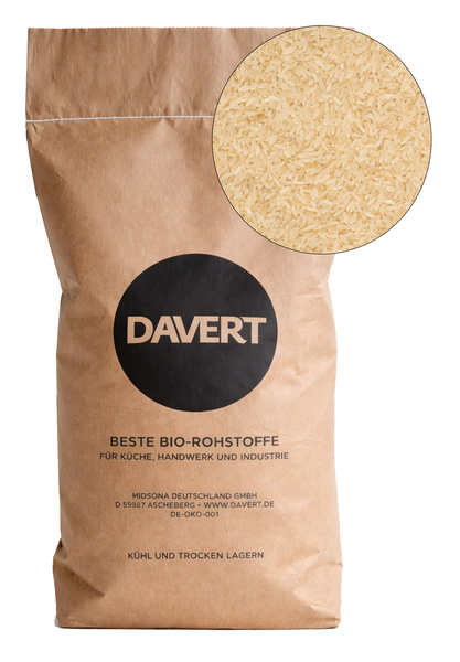 Davert Rohstoffhandel Parboiled Langkornreis weiß