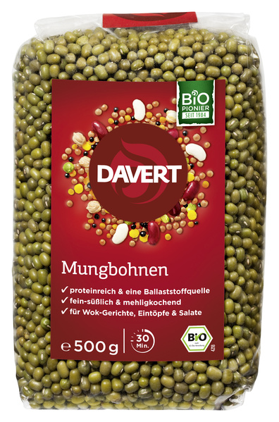 Davert Mungbohnen 500 g