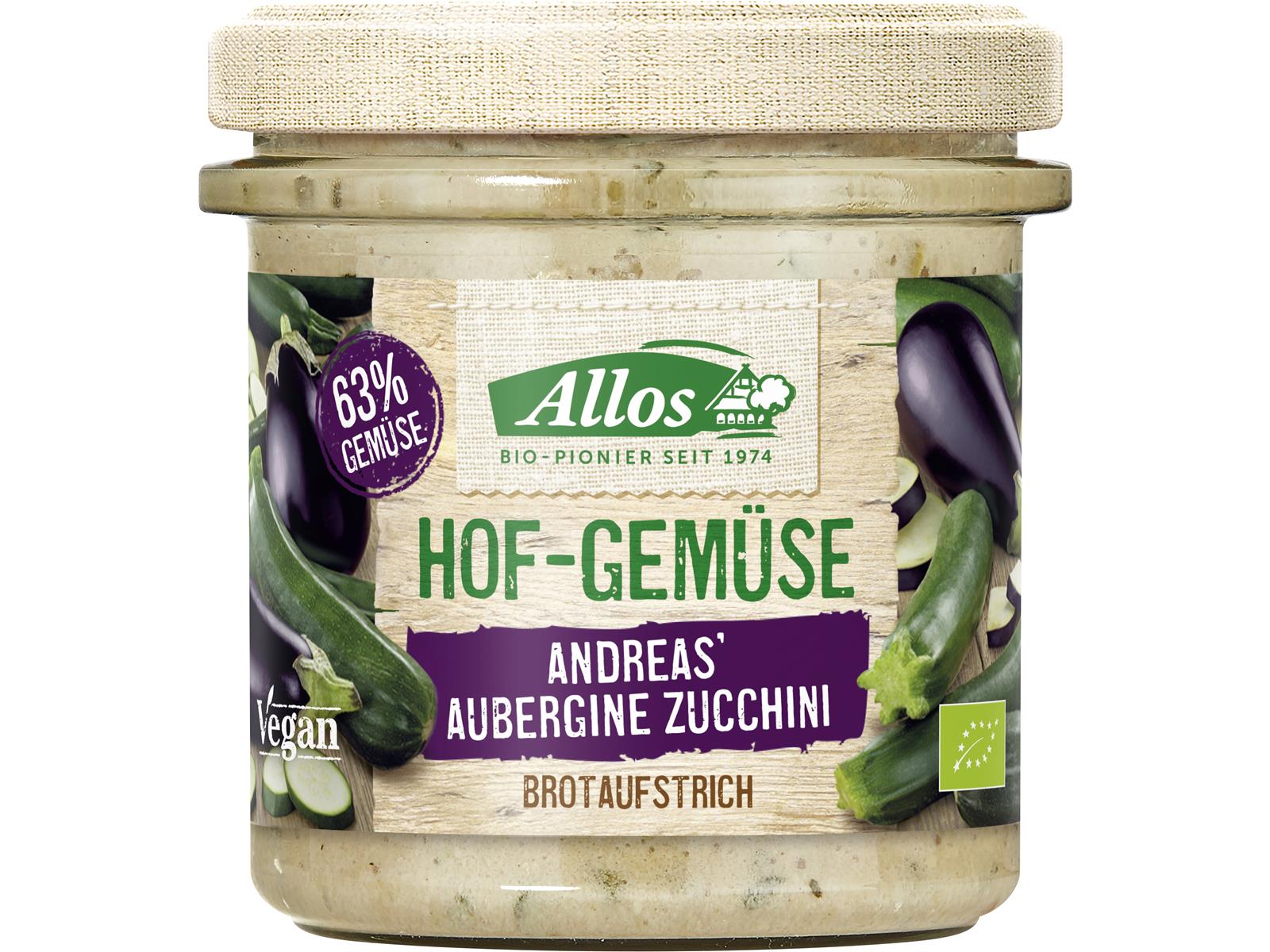 Allos Hof Gemüse Aubergine Zucchini 135 g
