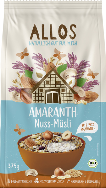 Allos Amaranth Nuss Müsli 375 g