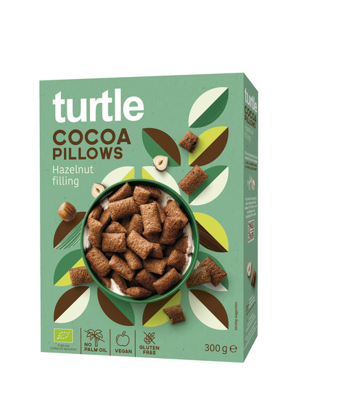 Turtle - Better Breakfast Schokokissen mit Haselnussfüllung glf 300 g