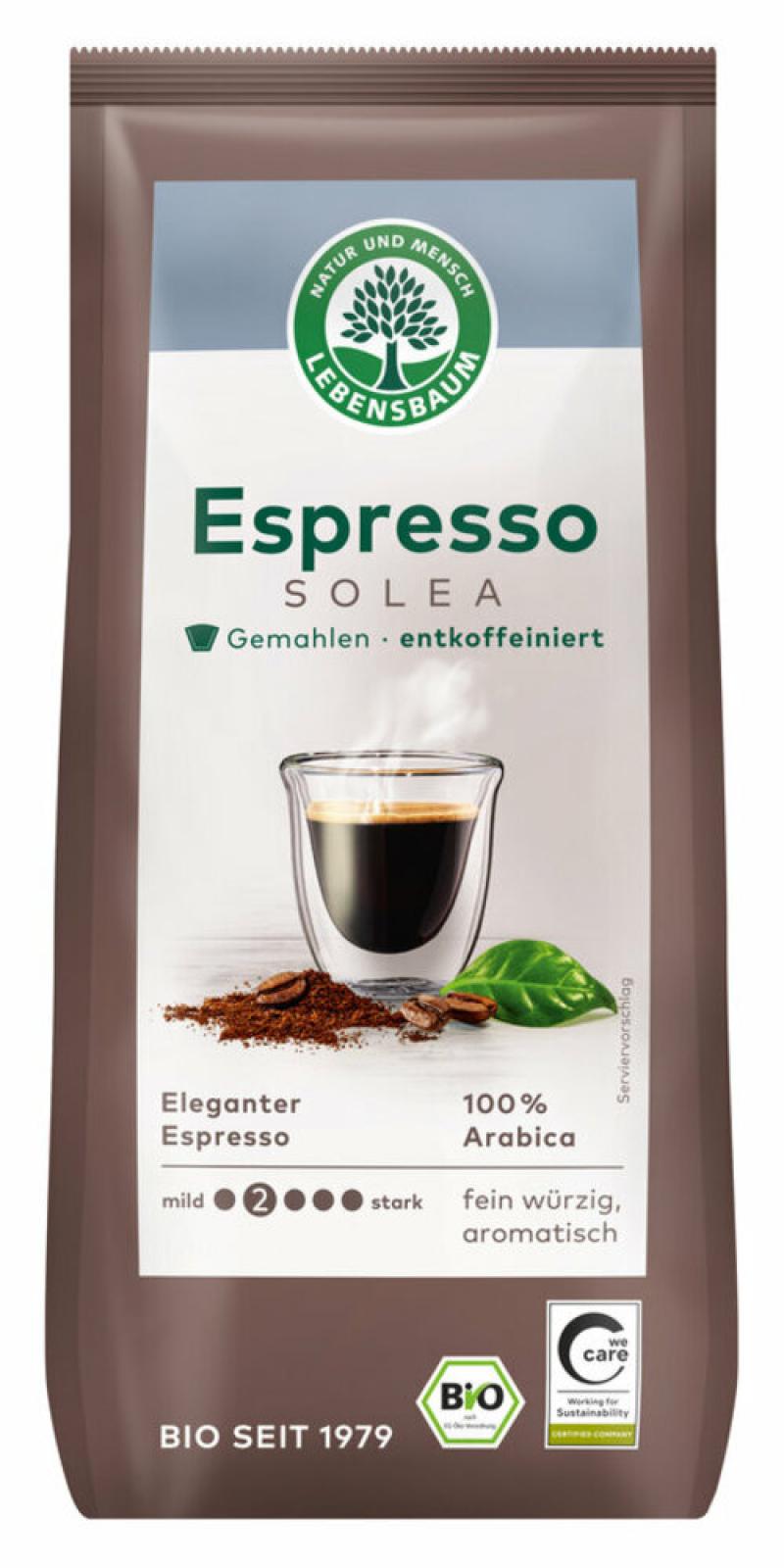 Lebensbaum Espresso Solea entkoff. gemahlen 250 g