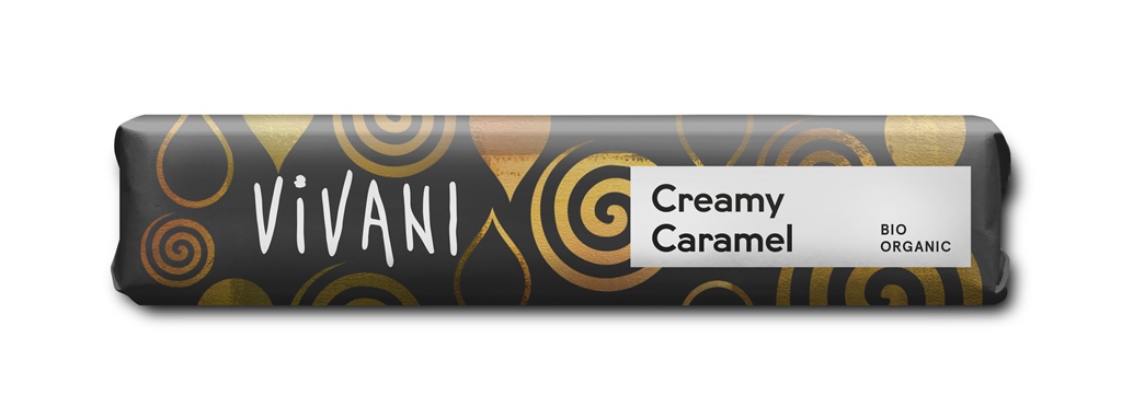 Vivani Creamy Caramel Riegel 40g