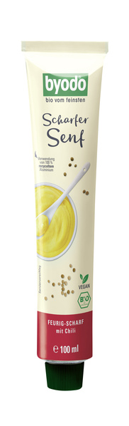 Byodo Extra scharfer Senf Tube 100 ml
