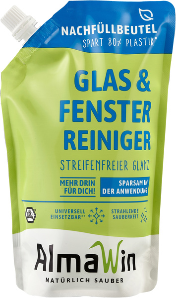 AlmaWin Glas &  Fenster Nachfüllbeutel 0.5 l