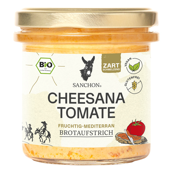 Sanchon Brotaufstrich Cheesana Tomate 135 g