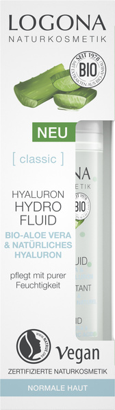 Logona Classic Hyaluron Hydro Fluid Bio-Aloe Vera & Hyaluron 30 ml
