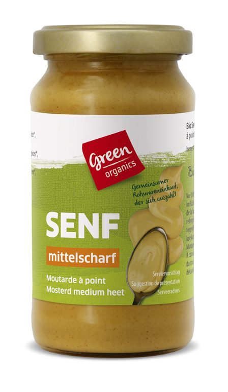 greenorganics Senf mittelscharf 200ml