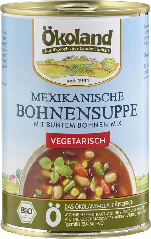 Ökoland Mexikanische Bohnensuppe 400 g