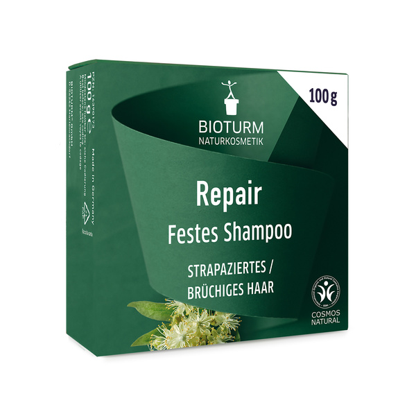 BIOTURM Festes Shampoo Strapaziertes Haar 100 g