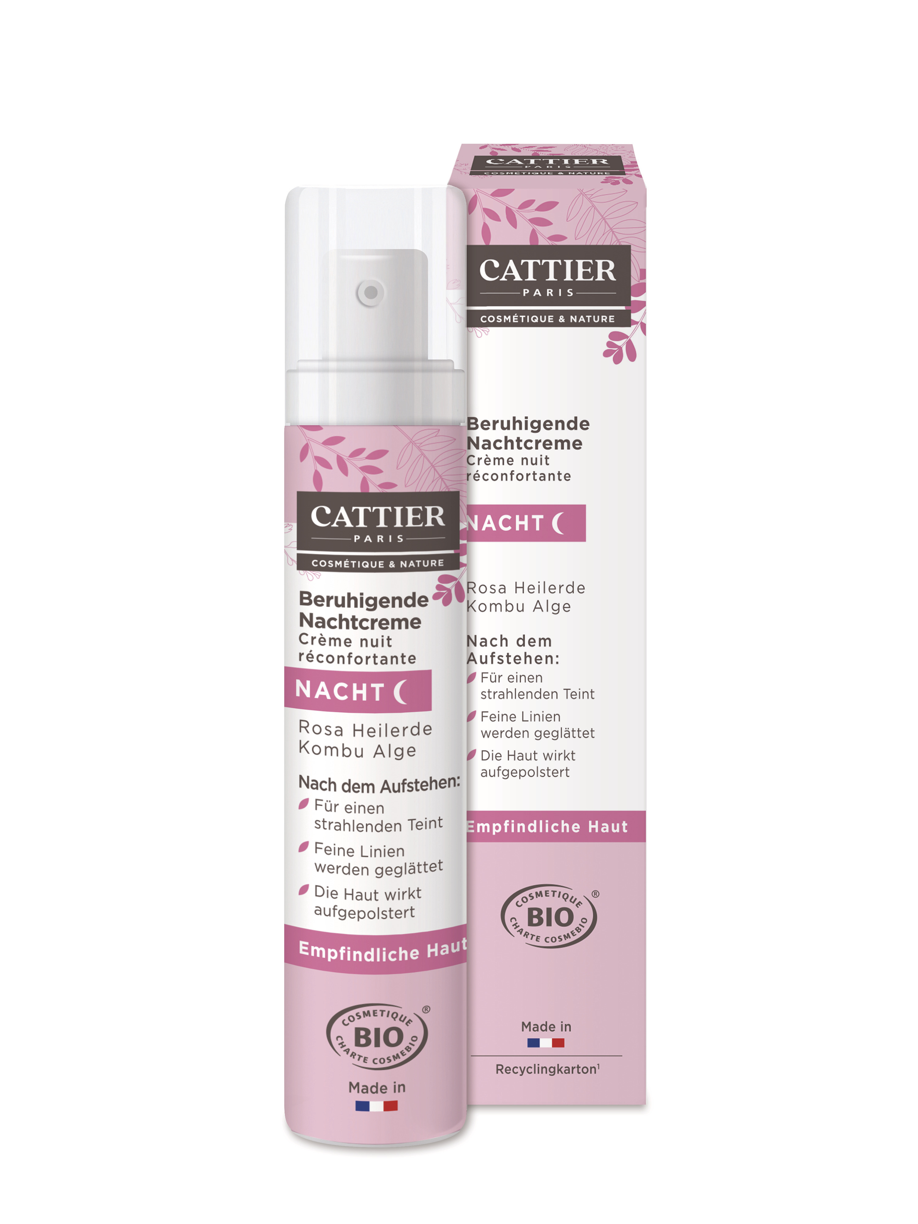 Cattier Paris BERUHIGENDE NACHTCREME 50ml