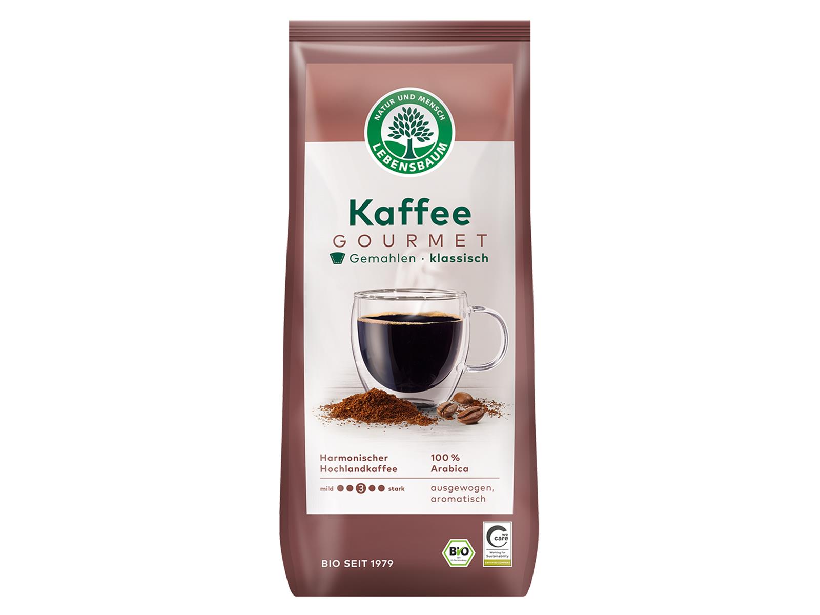 Lebensbaum Gourmet Kaffee gemahlen 500 g