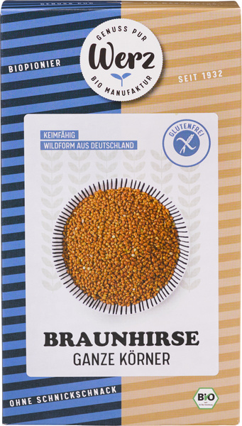 Naturkornmühle Werz Braunhirse ganz keimfähig glf 500 g