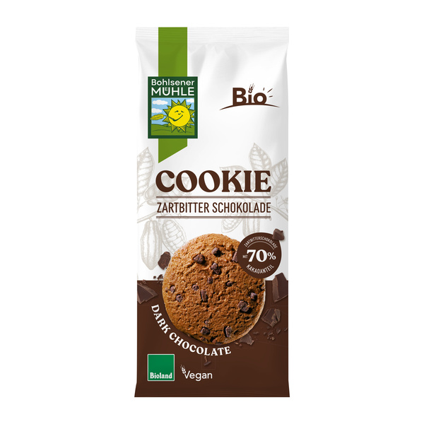 Bohlsener Mühle Cookie Zartbitter Schokolade 175 g